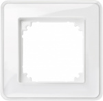 Merten 1fach Rahmen  M-Creativ Transparent, Polarw