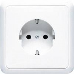 Jung 1fach Abdeckung Steckdose Duro 2000 SI Creme-