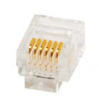 HJ1266LC Schrack Technik RJ12 Stecker zum Crimpen, ungeschirmt 6/6, Telefon