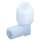 LQ1L23-M SMC LQ1L, High Purity Fluoropolymer Fitting, Threaded Connection - Elbow Type