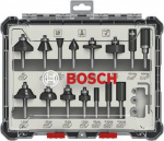 Bosch Mixed Fraeser Set, 15 tlg., 6mm Schaft Bosch