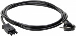 Kopp 226403049 1 Stueck Netzkabel  Schwarz 3 m
