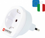 Skross 1.500212-E Reiseadapter  CA EU to IT