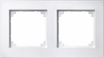 Merten  Rahmen Abdeckung System M Polarweiss 486219