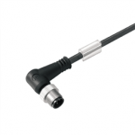 1906260150 Weidmueller Sensor-actuator Cable (assembled) / Sensor-actuator Cable (assembled), One end without connector, M12, No. of poles: 4, Cable length: 1.5 m, pin, 90°