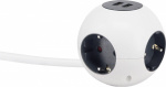 GAO EMP604KUSB Steckdosenleiste ohne Schalter 4fac