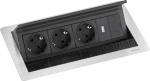 EVOline 159370112300 Einbau-Steckdosenleiste 3fach