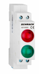 AZ106808 Schrack Technik Reiheneinbau-Doppel-LED AMPARO, rot/grün, 230V-AC
