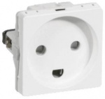 Schneider Electric 1fach Einsatz Steckdose  Weiss 5