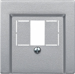 Merten 297960  Rahmen    Aluminium