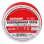Изолента ПВХ 15мм (рул.10м) красн. Rexant 09-2004