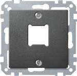 Merten  Abdeckung UAE-/IAE-/ISDN-Steckdose  Anthra