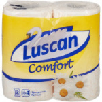 Бумага туалетная Luscan Comfort 2сл бел с жел тисн аром 100%цел 21,9м4р/уп