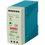 EPNSW 2402 Wohrle Single Phase Power Supply, Output 24VDC / 2,5A / Input 85-264VAC (extended range Input) / for DIN-Rail