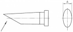 Weller Professional LT-CC Loetspitze Rundform, lang