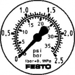 FMA-63-2,5-1/4-EN Festo Фланцевый манометр / 00991463