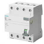 5SV4642-0 Siemens RCCB TYPE AC 25/4 300MA 4MW / Res.current op.circuit breaker SENTRON / Instantaneous
