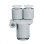 KGU06-08 SMC KGU-DD, One-touch Fitting Stainless, Different Dia. Union Y