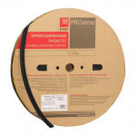 Трубка термоусадочная тонкостен. 4/2 черн. (уп.200м) EKF tut-4-b