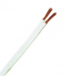 X03020607C Schrack Technik (N)YFAZ 2x4 weiß, PVC Zwillingsleitung feindrähtig