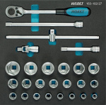Hazet  Steckschluesselsatz metrisch 1/2" (12.5 mm)