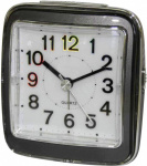 EUROTIME 27803-11 Quarz Wecker Anthrazit