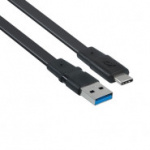 Кабель RIVAPOWER 6003 BK12 кабель Type C 3.0 - USB 1.2м черный