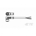 2273104-2 TE Connectivity M12 Cable Assembly Single-Ended Female Right Angle / 3000 mm PUR Cable, 4 wire / Unshielded