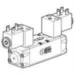 7052022100 Metal Work Valve ISO 2 5599/1 5/3 electro-pneumatic monostable with spring mechanical closed centres