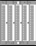 Табличка маркировочная отпечат. CNU/8/U1/100/ U1 (уп.500шт) ДКС ZN80U1