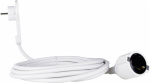 REV 0016035114 Strom Verlaengerungskabel   Weiss 3 m