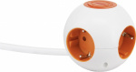 GAO EMP604K orange Steckdosenleiste mit Schalter 4
