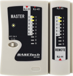 Kabeltester Basetech BT-100   Geeignet fuer RJ-45,