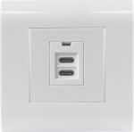 Intellinet 772204 2fach USB-Ladesteckdose   IP20 W
