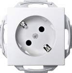 Merten   Steckdose System M Polarweiss MEG2370-0419