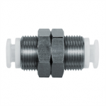KGE12-00 SMC KGE-00, One-touch Fitting Stainless, Bulkhead Union