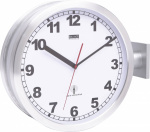 EUROTIME 91764-47 Funk Wanduhr 40 cm  Aluminium