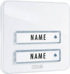m-e modern-electronics KTA-2 W Klingelplatte mit N