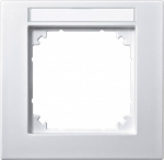 Merten  Rahmen Abdeckung System M Polarweiss 476119