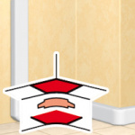 Legrand DLP Уг.внут. для к/к 150х50 мм