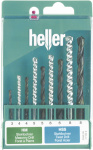 Universal-Bohrersortiment  9teilig Heller  17742 9