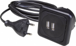 inprojal elektrosysteme 9016-004.81 2fach USB-Lade