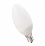 Лампа светодиодная ECO C35 5Вт свеча 3000К тепл. бел. E14 450лм 230-240В ИЭК LLE-C35-5-230-30-E14