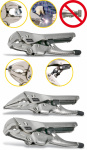 Hazet 755-7A Automatik-Gripzange Gerade mit Prisme
