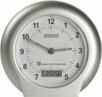Eurochron EFW 3000 Funk Wecker Silber Alarmzeiten