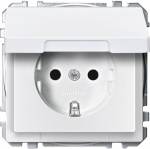 Merten   Steckdose Antik Polarweiss MEG2310-4019