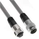 MINDT-5MFP-20M Mencom PVC Cable - 15/18 AWG - 300 V - 8A / 5 Poles Male Straight to Female Straight Plug 20 m