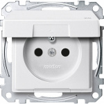 Merten   Steckdose System M Polarweiss MEG2514-0419