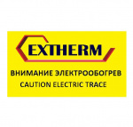 Этикетка "Электрообогрев" Extherm Lab/E