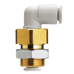 KQ2LE06-00N SMC KQ2LE*-00, One-touch Fitting White Color - Bulkhead Male Elbow